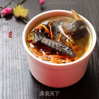 虫草花鸡汤的做法步骤:10