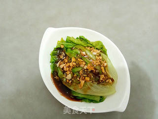 蚝油生菜的做法步骤:8