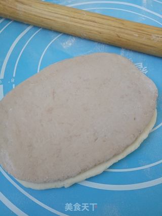 双色豆沙包的做法步骤:8