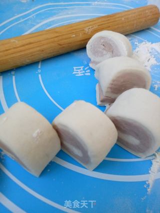 双色豆沙包的做法步骤:10