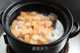 山药红薯甜汤的做法步骤:3