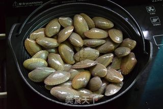 酱汁花蛤的做法步骤:4