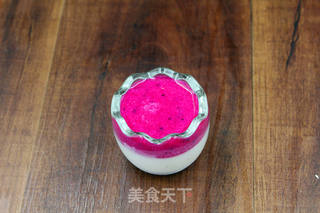 火龙果酸奶果冻的做法步骤:7