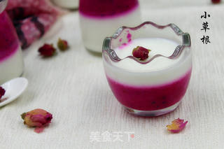 火龙果酸奶果冻的做法步骤:8