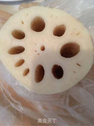 烤莲藕猪肉饼的做法步骤:2