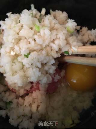 烤莲藕猪肉饼的做法步骤:4