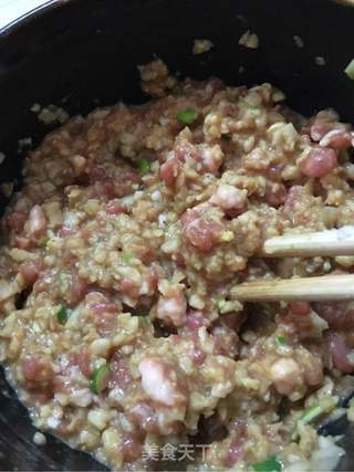 烤莲藕猪肉饼的做法步骤:6