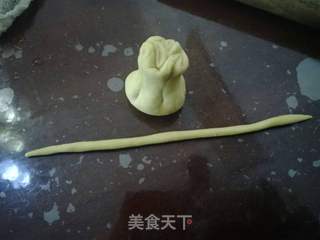 五福钱袋包的做法步骤:7