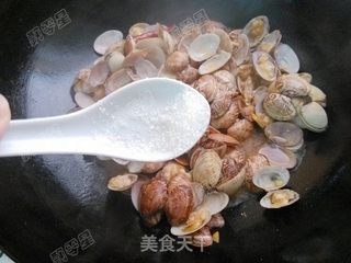 香炒蛤蜊的做法步骤:12