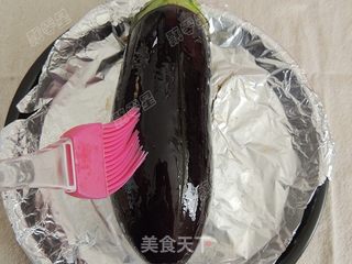 蒜香肉末烤茄子的做法步骤:3