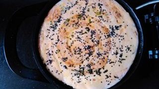 香辣芝麻酱饼的做法步骤:14