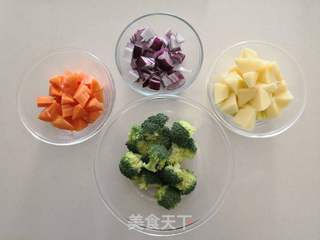 咖喱猪排饭的做法步骤:2