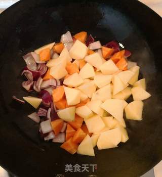 咖喱猪排饭的做法步骤:4
