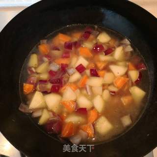 咖喱猪排饭的做法步骤:5