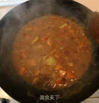 咖喱猪排饭的做法步骤:7