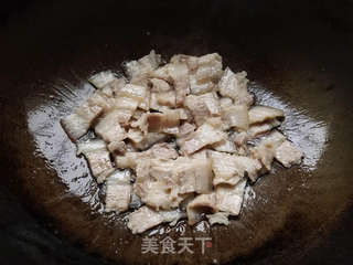 蒜苗回锅肉的做法步骤:4