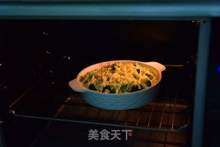 薯蓉芝士焗西兰花的做法步骤：9