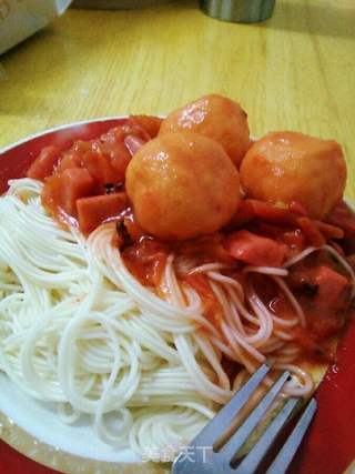 #异国风情~~~肉丸意面的做法图解8