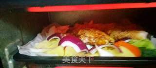 杂蔬烤鸡腿的做法步骤：5