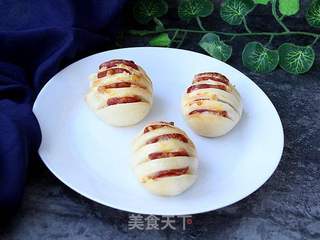香烤风琴馒头的做法步骤:7
