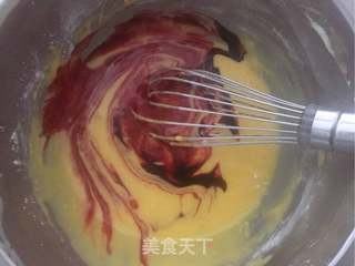 红丝绒戚风流心蛋糕的做法步骤：7