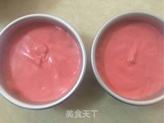 红丝绒戚风流心蛋糕的做法步骤：12