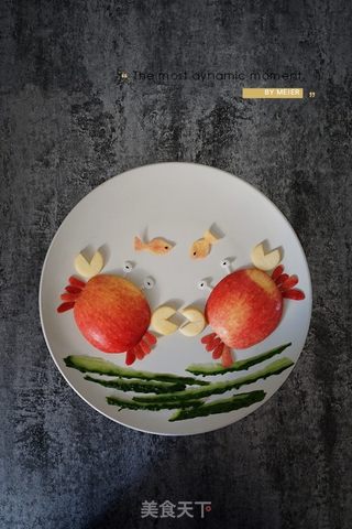 餐桌上的动物园-水果餐盘画的做法步骤：3