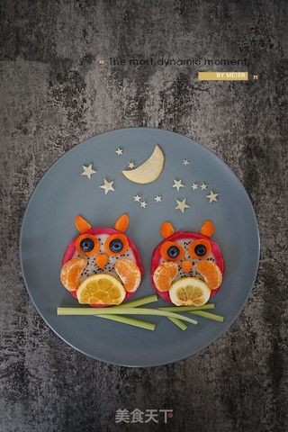 餐桌上的动物园-水果餐盘画的做法步骤：5