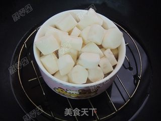 蓝莓山药泥的做法步骤:4