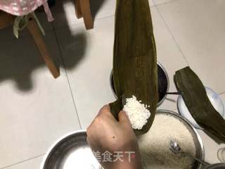 红豆粽子的做法步骤:3