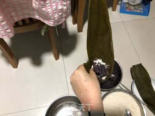红豆粽子的做法步骤:4