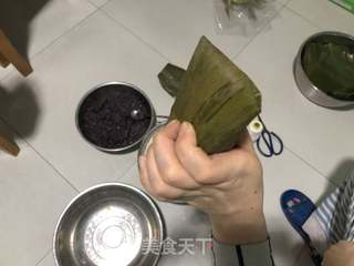 红豆粽子的做法步骤:8