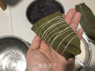 红豆粽子的做法步骤:9