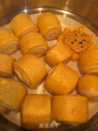 南瓜馒头的做法步骤:12
