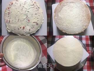 财神爷水果奶油蛋糕的做法步骤:5
