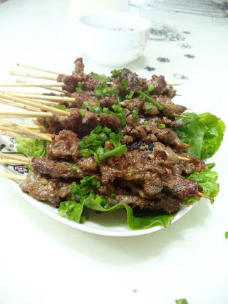 烤羊肉串的做法步骤:10