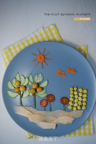 餐桌上那些花-水果餐盘画的做法步骤:10