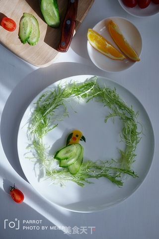 餐桌上的动物园-水果餐盘画的做法步骤:11