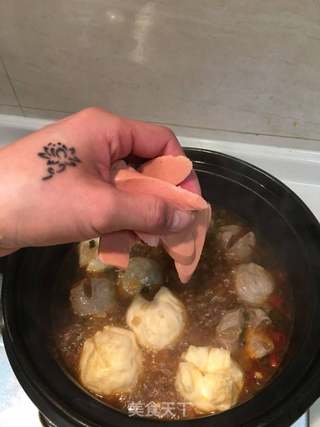 麻辣海鲜锅的做法步骤:20
