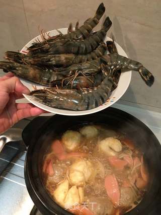 麻辣海鲜锅的做法步骤:23
