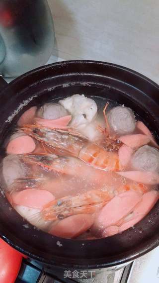麻辣海鲜锅的做法步骤:24
