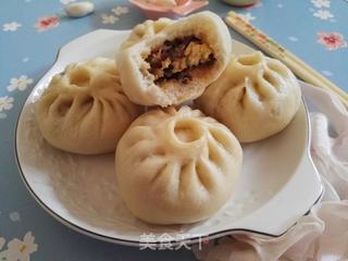 南瓜鸡蛋包子的做法步骤:10