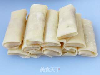 炸春卷的做法步骤:9