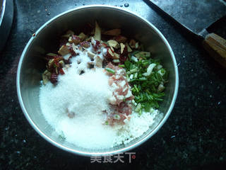 红枣肉泥糯米饭的做法步骤：2