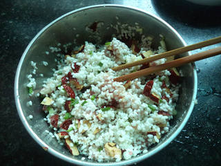 红枣肉泥糯米饭的做法步骤:3