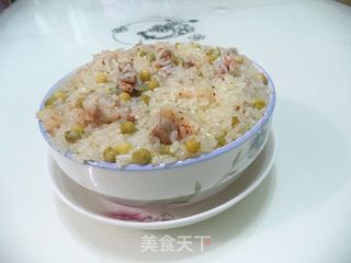 肉香豌豆糯米饭的做法步骤：9