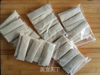 炸春卷的做法步骤:9