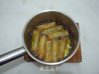 炸春卷的做法步骤:10