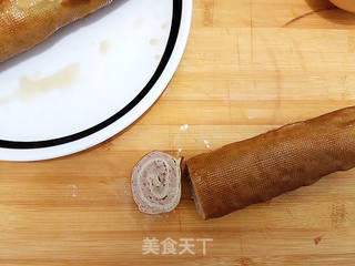 熏豆皮肉卷的做法步骤:15