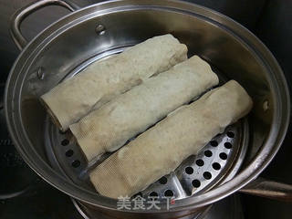 熏豆皮肉卷的做法步骤:10